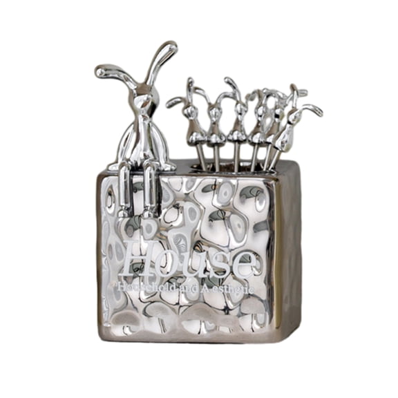 Fruit Forks Fruit Fork Set Dessert Forks Stainless Steel Suitable for Family Gatherings