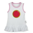 thumbnail image 1 of Fruit Guava Pattern Dresses For Baby, Newborn Babies Skirts, Infant Princess Dress, 0-24M Kids Graphic Clothes (White Sleeveless Dresses, 0-6 Months), 1 of 4