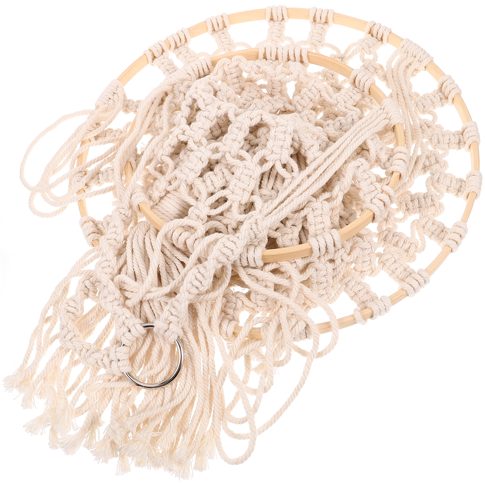 Fruit Hanging Basket Net Bag Hammocks Vegetable Baskets Tier Macrame