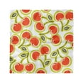 thumbnail image 1 of Fruit Head Scarf, Cherry and Leaves Pattern, Head Wrap, 3 Sizes, by Ambesonne, 1 of 2