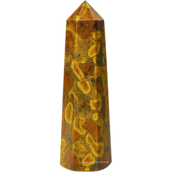 Fruit Jasper Crystal Tower Obelisk Point (2" to 3" INCH)