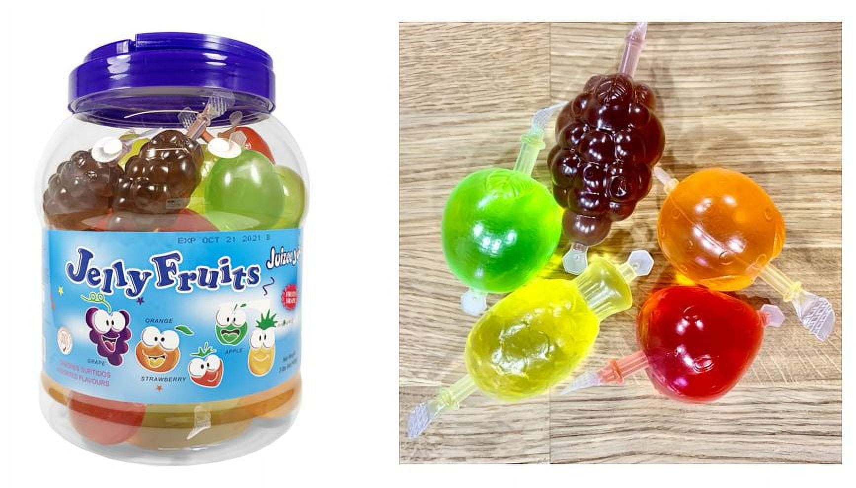 Fruit Jelly | 40 pieces | Fruit Flavored Squeezable Jellies | Assorted ...