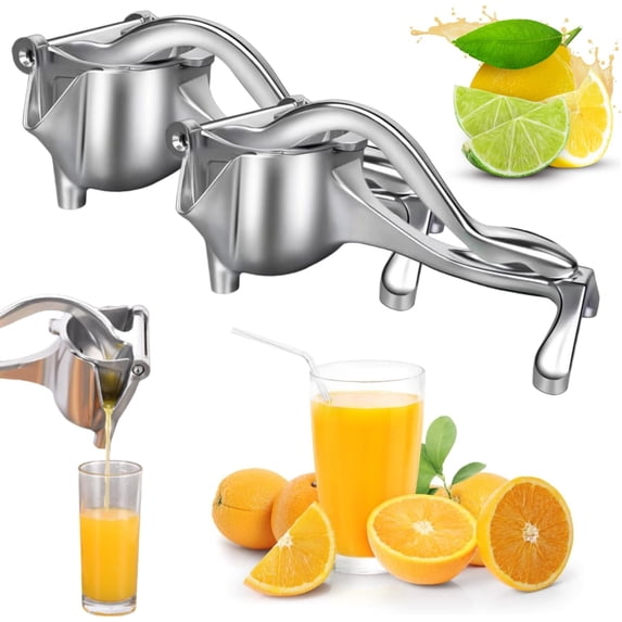 Fruit Juice Squeezer | Manual Juicer Hand Press, Aluminum Alloy Citrus Press for Orange, Lemon, Lime, Pomegranate