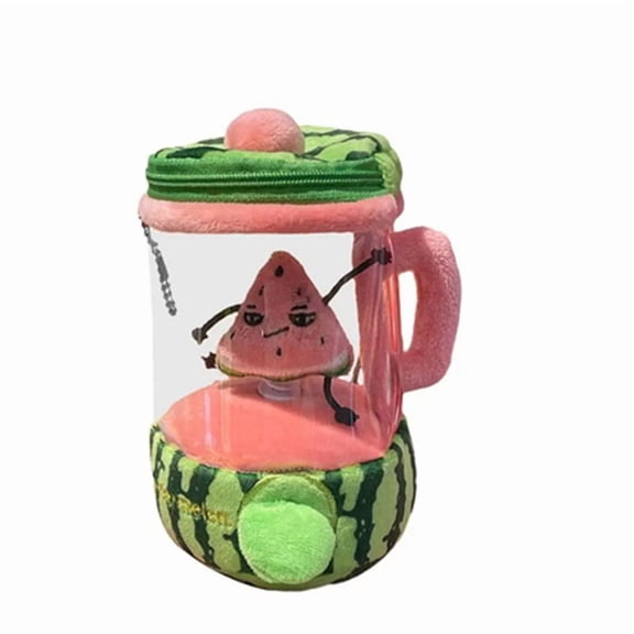 Fruit Juicer Rotating Plush Toy Funny Drawstring Rotating Stuffed Juicer Plush Toy Keychain Backpack Decoration Gifts,C