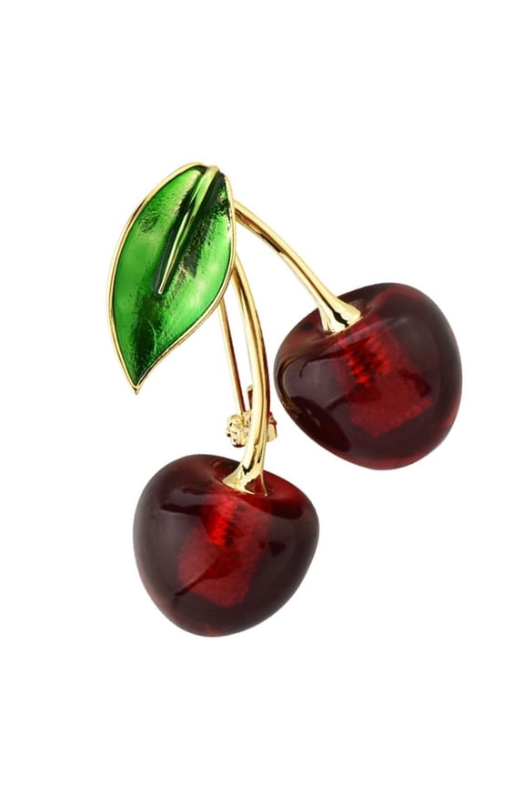 Fruit Lapel Pin Delicate Craftsmanship Statement Pin Decorative Hat Pin Suiatble for Students and Professionals