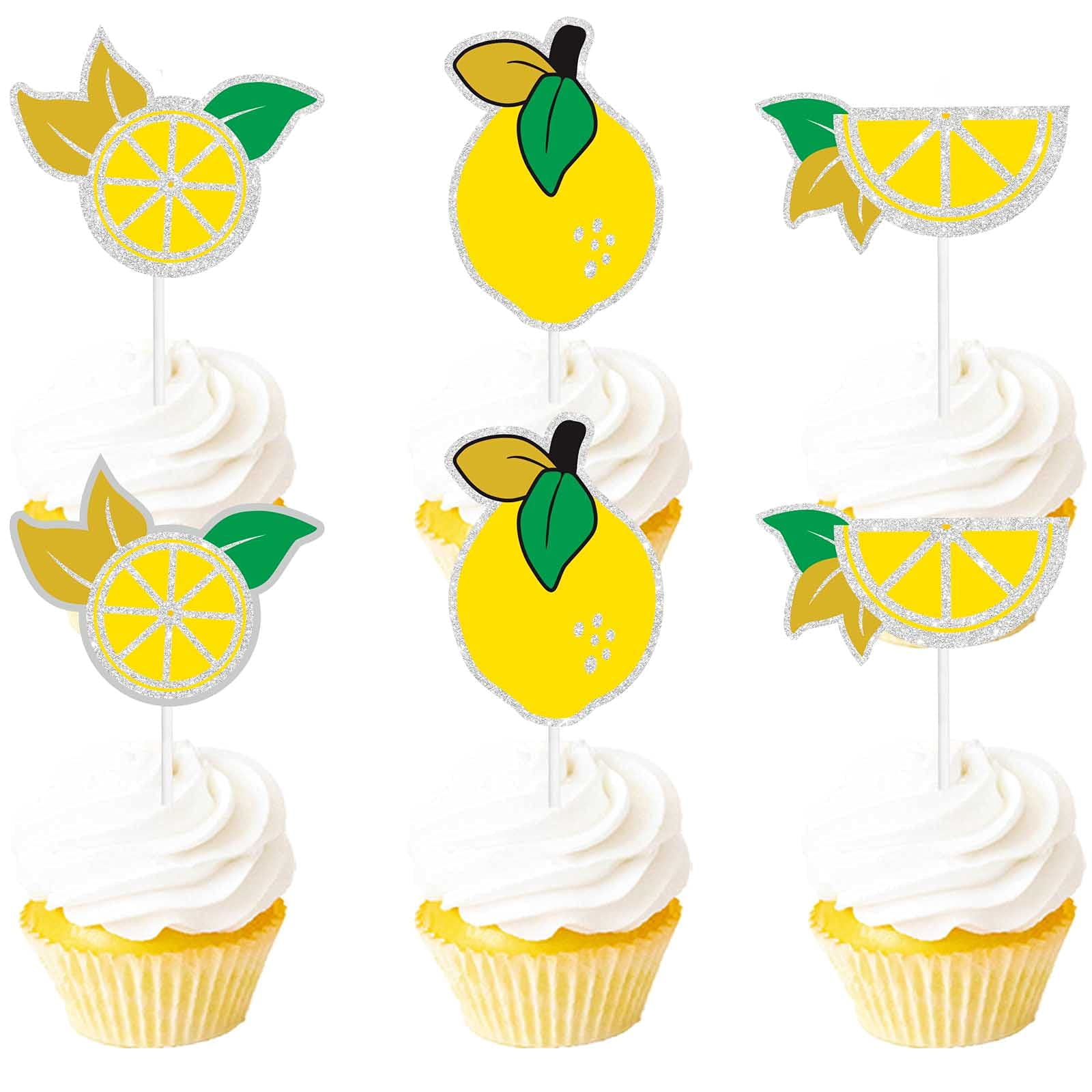 fruit-lemon-dessert-cupcake-topper-gold-bsl1-glitter-summer-main