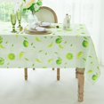 thumbnail image 1 of Fruit Lemon Tablecloth,Polyester Green Table Cloth,Waterproof and Wrinkle Resistant, Washable Spring Summer Table Cover for Dinning Room Tabletop (60X84 Inch,Rectangle), 1 of 6