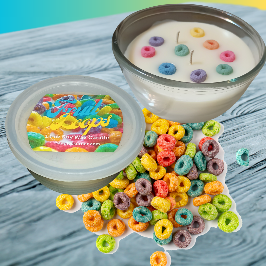 Fruit Loops Candle Bowl 14 oz