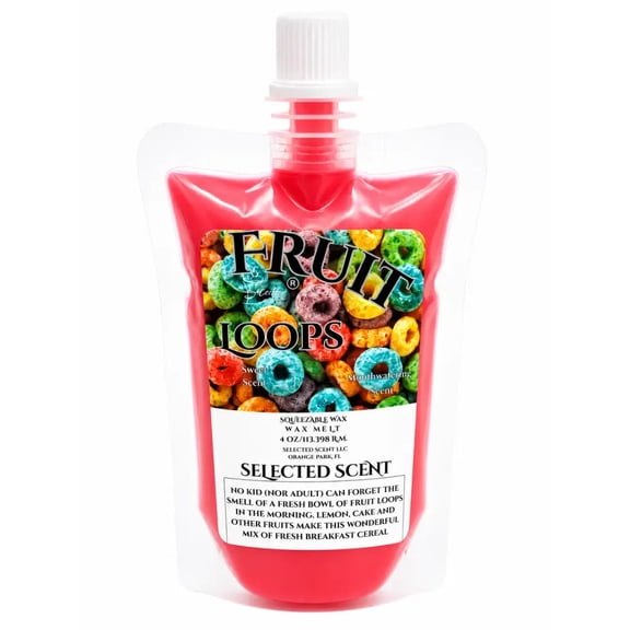 Fruit Loops Squeezable Wax Melt Cereal Scent Home Fragrance (4Ounces)