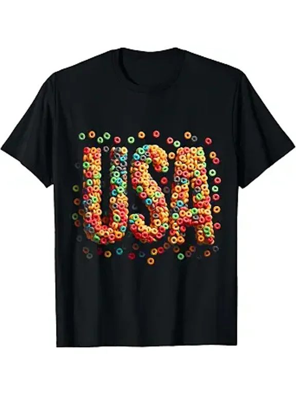 Fruit Loops Usa Cereal T-Shirt