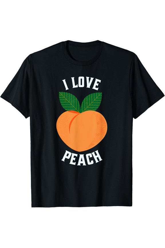 Fruit Lover, Peach Lover, I Love Peach T-Shirt