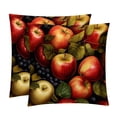 thumbnail image 1 of Fruit Luxurious Velvet Throw Pillow Inserts with Unique Patterns - Set of 2 Chair Pillow Covers - Available in 16x16, 18x18, 20x20 Inches for All Occasions, 1 of 6