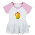 thumbnail image 1 of Fruit Mango Pattern Dresses For Baby, Newborn Babies Skirts, Infant Princess Dress, 0-24M Kids Graphic Clothes (Pink Raglan Dresses, 18-24 Months), 1 of 4