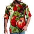 thumbnail image 1 of Fruit Men's Short Sleeve Button Down Spread Collar Beach Shirts, 1 of 6