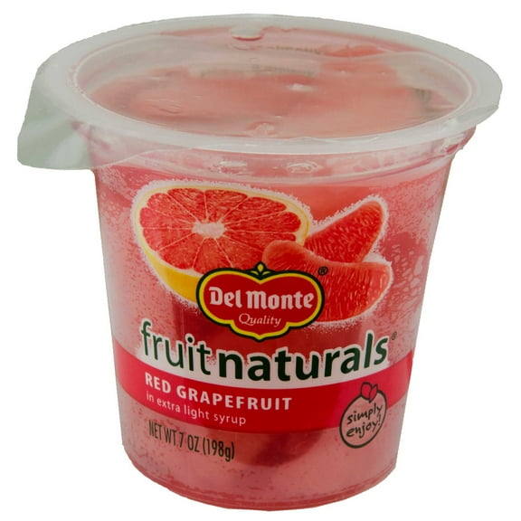 Fruit Naturals Red Grapefruit in extra light syrup., 7 Ounce -- 12 per case.