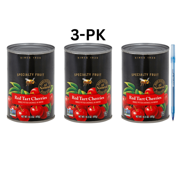 Fruit No Sugar Added Red Tart Cherries 14.5 oz 3-PK