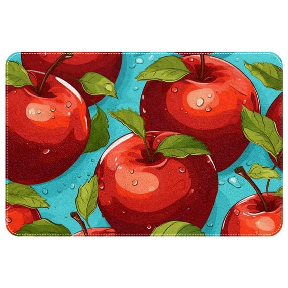 Fruit Non-Slip Polyester Chair Mat - Machine Washable Door Mats and Rugs