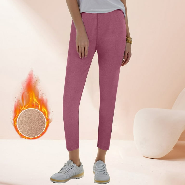 Fruit Of the Loom Sweatpants Padded warm bottoming thickened women s solid color autumn pants Solid Color New Style Womens Cotton Pants Printed Fashion Womens Sweatpants Blue Sweatpants Walmart