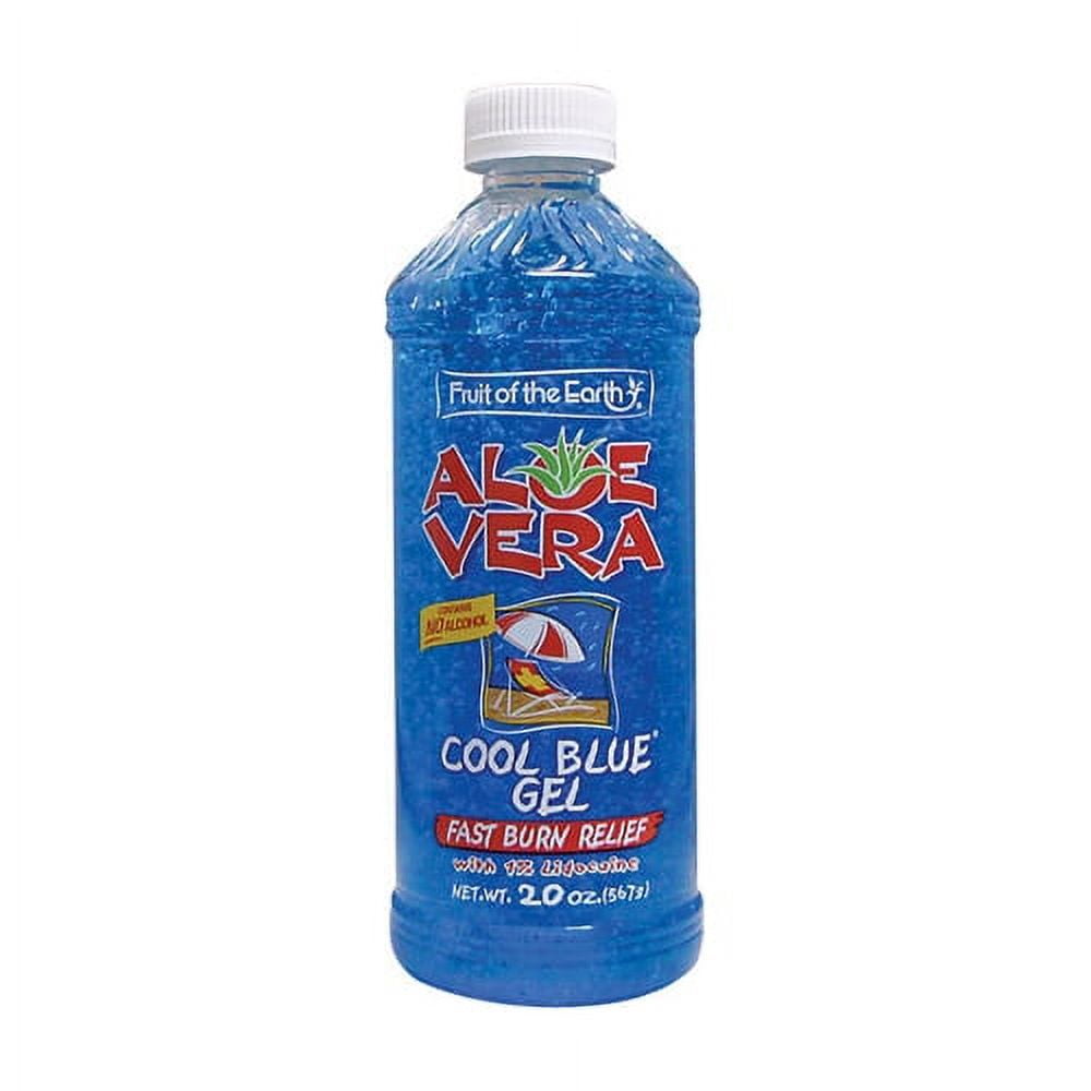 Fruit Of The Earth Aloe Vera Cool Blue Gel Bottle 20 Oz
