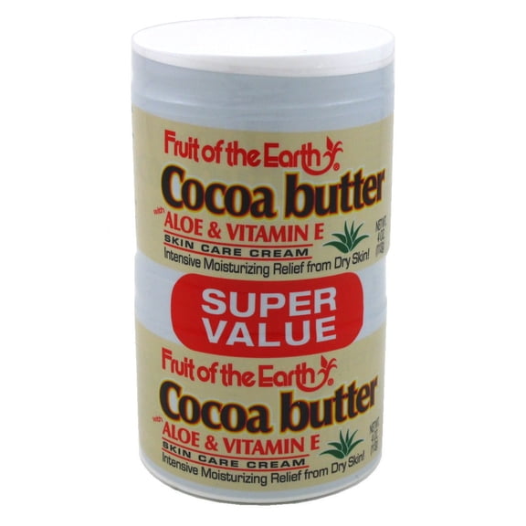 Fruit Of The Earth Bogo Cream Cocoa Butter 4oz Jar (Pack of 3)
