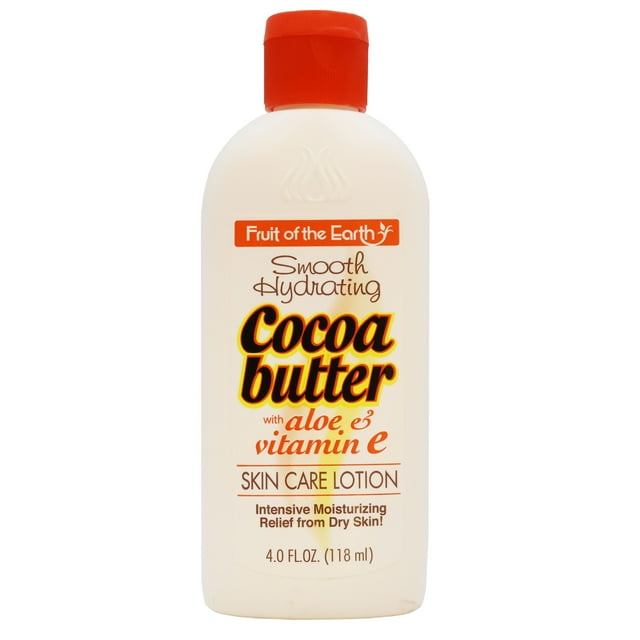 Fruit Of The Earth Cocoa Butter Skin Care Lotion 4 Oz., Pack of 6