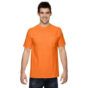 Fruit Of The Loom 3931P Adult 5 Oz. Hd Cotton Pocket T-Shirt