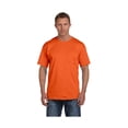 thumbnail image 1 of FRUIT OF THE LOOM 3931P ADULT 5 OZ. HD COTTON POCKET T-SHIRT, 3X, Burnt Orange, 1 of 1