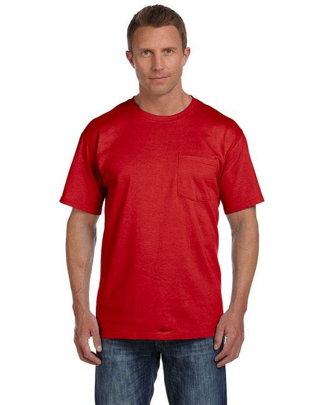 Fruit of the Loom,Men's,None,Pocket TEE,TRUE RED,x-large,1 Pack ...
