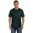 thumbnail image 1 of FRUIT OF THE LOOM 3931P ADULT 5 OZ. HD COTTON POCKET T-SHIRT, Black, L, Pack Of 4, Mens Workout Shirts, 1 of 1