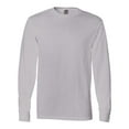 thumbnail image 1 of Fruit of the Loom 4930 HD Cotton 100% Cotton Long Sleeve T-Shirt, Silver, 2X, Pack Of 10, Fruit of the Loom Mens T-Shirts, 1 of 1