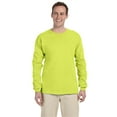 thumbnail image 1 of Fruit of the Loom 4930 HD Cotton 100% Cotton Long Sleeve T-Shirt, Safety Green, 2X, Pack Of 2, Mens T-Shirts, 1 of 1