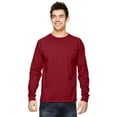 thumbnail image 1 of Fruit of the Loom 4930 HD Cotton 100% Cotton Long Sleeve T-Shirt, Crimson, M, Pack Of 2, Fruit of the Loom Mens T-Shirts, 1 of 1