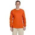 thumbnail image 1 of Fruit of the Loom 4930 HD Cotton 100% Cotton Long Sleeve T-Shirt, BURNT ORANGE, XL, Pack Of 4, Mens T-Shirts, 1 of 1
