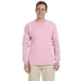 thumbnail image 1 of Fruit of the Loom - HD Cotton Long Sleeve T-Shirt - 4930R, Classic Pink, XL, Pack Of 5, Fruit of the Loom Mens T-Shirts, 1 of 1