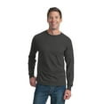 thumbnail image 1 of Fruit of the Loom 4930 HD Cotton 100% Cotton Long Sleeve T-Shirt, Charcoal Grey, 2X, Pack Of 6, Fruit of the Loom Mens T-Shirts, 1 of 1