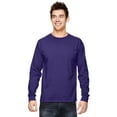 thumbnail image 1 of Fruit Of The Loom 4930 Hd Cotton 100 Cotton Long Sleeve T-Shirt,Deep Purple,3X-Large, 1 of 2