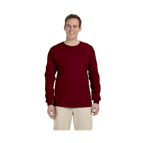 Fruit Of The Loom 4930 Hd Cotton 100 Cotton Long Sleeve T-Shirt