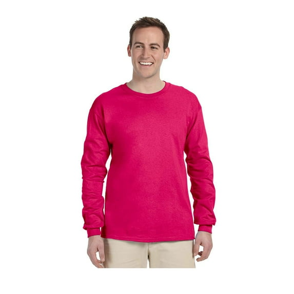 Fruit Of The Loom 4930 Hd Cotton 100 Cotton Long Sleeve T-Shirt