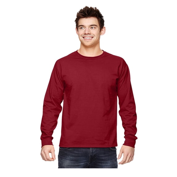 Fruit Of The Loom 4930 Hd Cotton 100 Cotton Long Sleeve T-Shirt