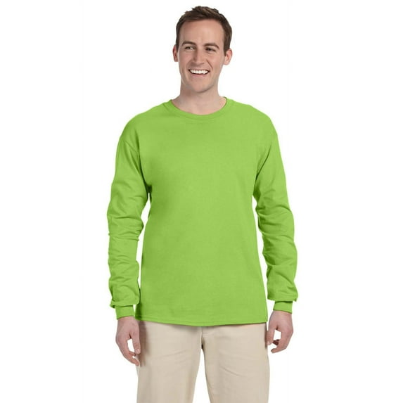 Fruit Of The Loom 4930 Hd Cotton 100 Cotton Long Sleeve T-Shirt