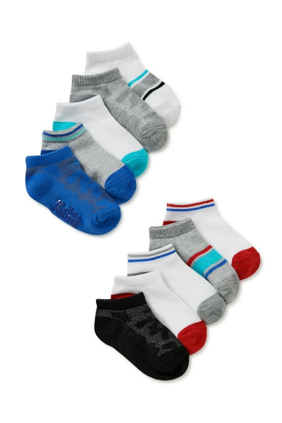 Baby Boys’ Low Cut Socks, 10-Pack