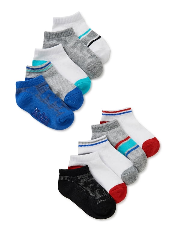 Baby Boys’ Low Cut Socks, 10-Pack