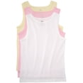 thumbnail image 1 of Fruit Of The Loom Big Girls' Girls' Cotton Tank , Assorted, X-Large(Pack of 3), 1 of 1