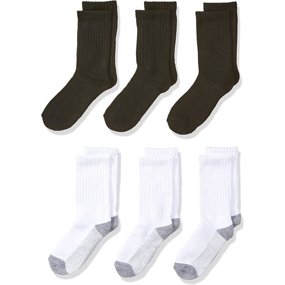 Fruit Of The Loom Boys 2 Pack Crew Socks