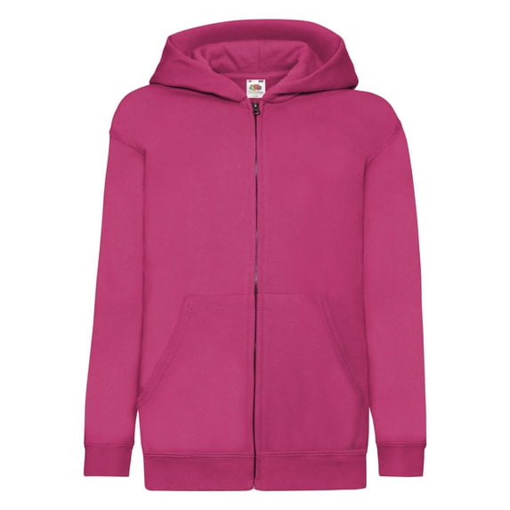 Fruit Of The Loom Boys/Girls Hooded Sweatshirt Jacket