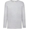 thumbnail image 1 of Fruit Of The Loom Boys/Girls Valueweight Long Sleeve T-Shirt, 1 of 3
