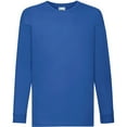 thumbnail image 1 of Fruit Of The Loom Boys/Girls Valueweight Long Sleeve T-Shirt, 1 of 4