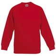 thumbnail image 1 of Fruit Of The Loom Childrens Big Boys Raglan Sleeve Sweatshirt (Pack of 2), 1 of 3