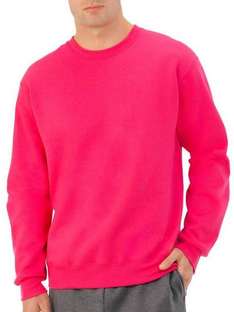 Fruit Of The Loom Fol Flc Crew Watermelon Pink L - image 1 of 1