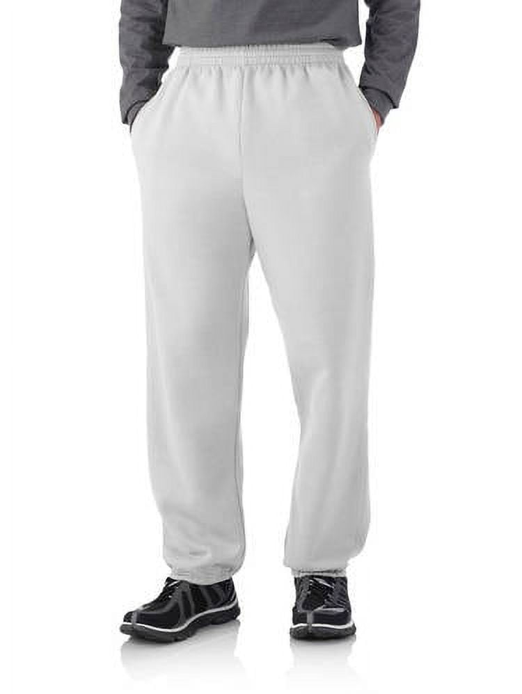 Pantalones De Chándal Elásticos Fruit Of The Loom Para Hombre - Tejido 70% Poliéster 30% Algodón, Cintura Con Cordón